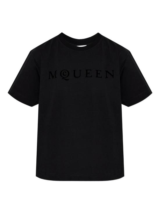 26SS 알렉산더 맥퀸 탑 858325QLAE6 1000 BLACK