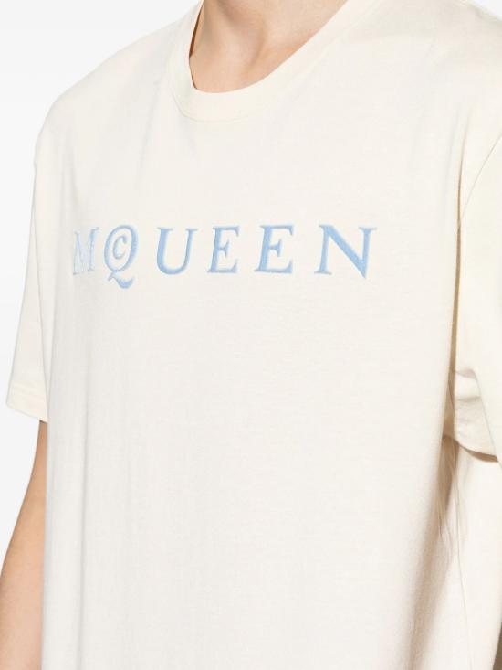 26SS 알렉산더 맥퀸 탑 847750QTAD5 0997 GESSO ICE BLUE - ALEXANDER MCQUEEN