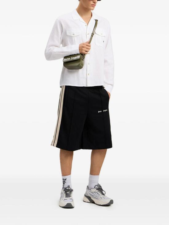 26SS 팜앤젤스 숏팬츠 PMCL009S26FAB001 1003 BLACK OFF WHITE - PALM ANGELS