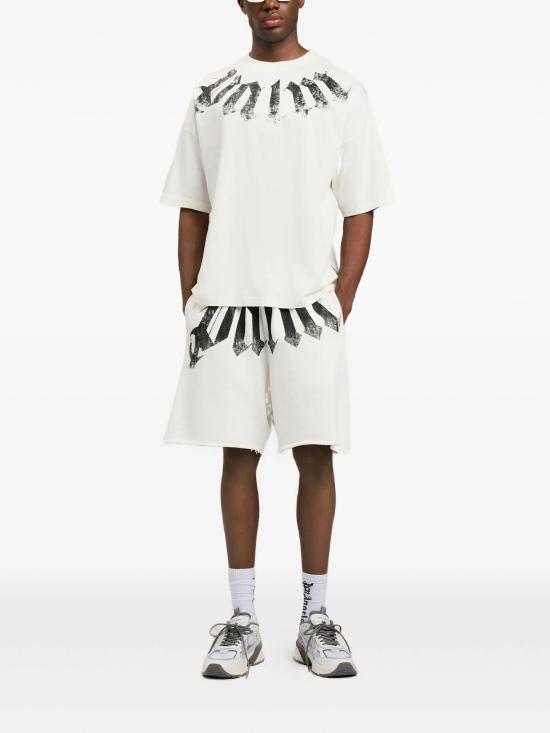 26SS 팜앤젤스 탑 PMAA10DS26JER002 0310 OFF WHITE BLACK - PALM ANGELS