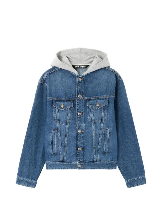 26SS 팜앤젤스 긴팔 셔츠 PMYE05CS26DEN005 4408 MEDIUM BLUE MELANGE GREY