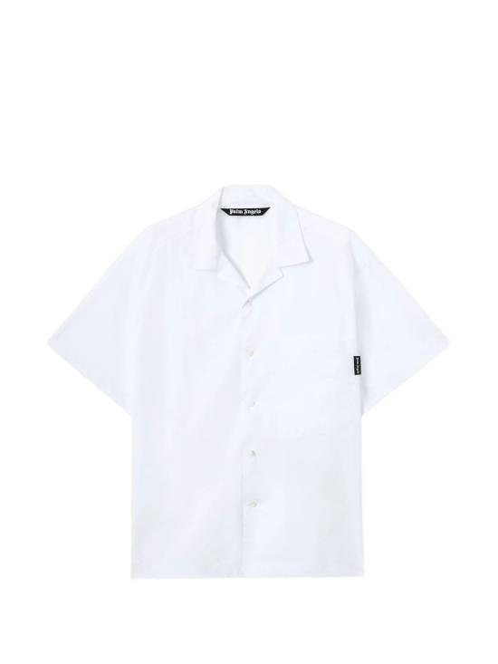 26SS 팜앤젤스 긴팔 셔츠 PMGG00AS26FAB001 0310 OFF WHITE BLACK