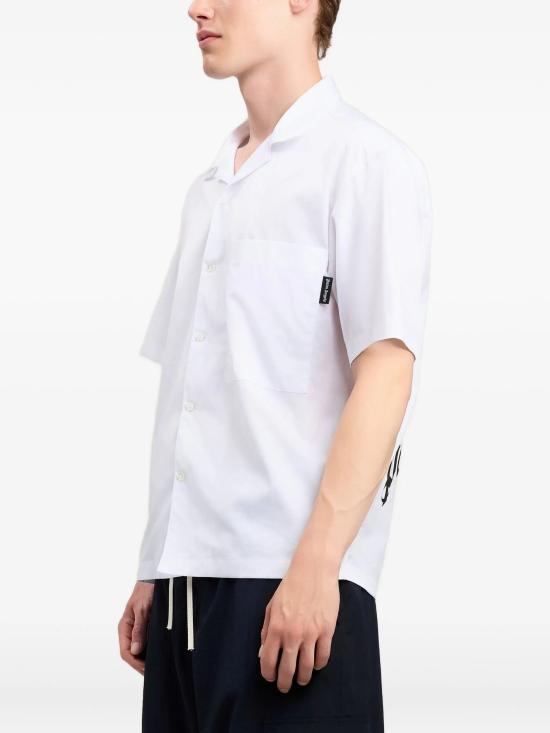 26SS 팜앤젤스 긴팔 셔츠 PMGG00AS26FAB001 0310 OFF WHITE BLACK - PALM ANGELS