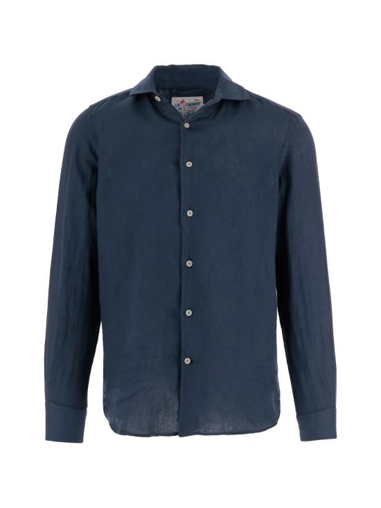 26SS 세인트바쓰 긴팔 셔츠 PAMP00100119LPAMPLONA LINEN 61 BLUE NAVY