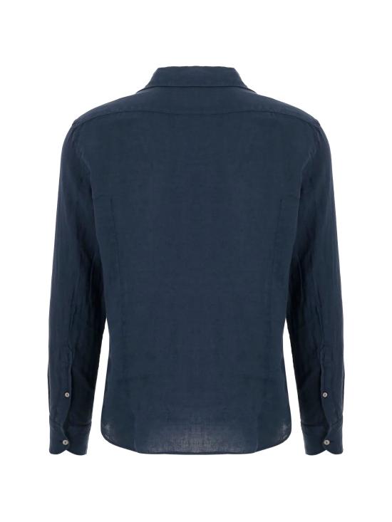 26SS 세인트바쓰 긴팔 셔츠 PAMP00100119LPAMPLONA LINEN 61 BLUE NAVY - MC2 SAINT BARTH