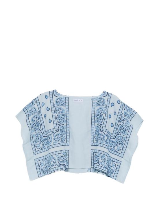 26SS ORSINA 탑 BANDANA TOP PLIGHTBLUE Light Blue