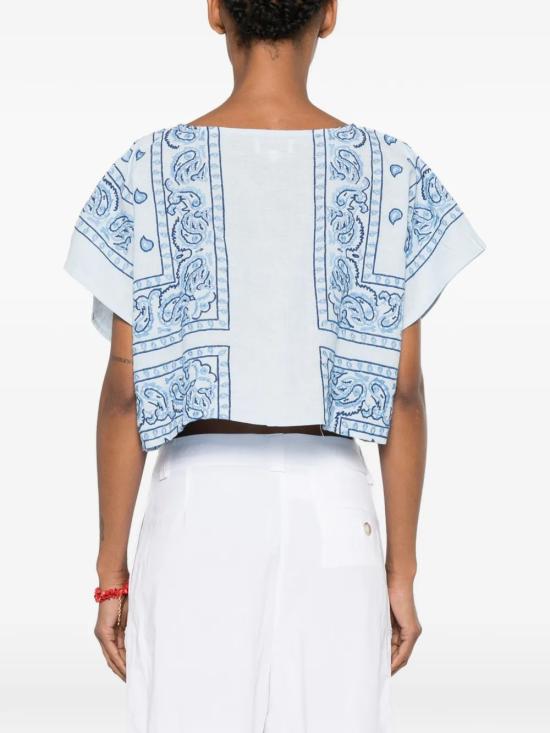 26SS ORSINA 탑 BANDANA TOP PLIGHTBLUE Light Blue - OTHER BRANDS