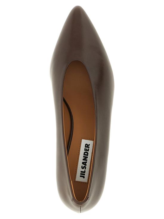 26FW 질샌더 힐/펌프스 아크 펌프 브라운 - JIL SANDER