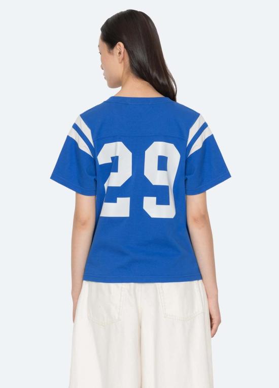  씨뉴욕 반팔 티셔츠 PF26 154 BLUE - SEA NY