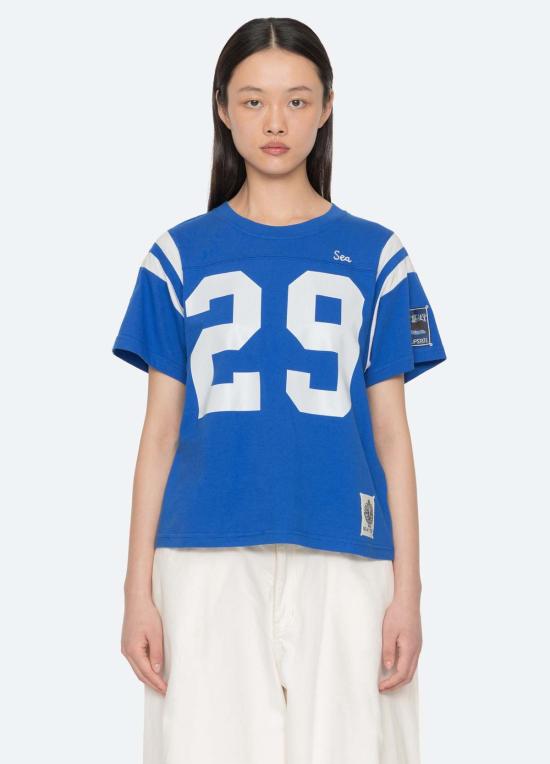  씨뉴욕 반팔 티셔츠 PF26 154 BLUE - SEA NY