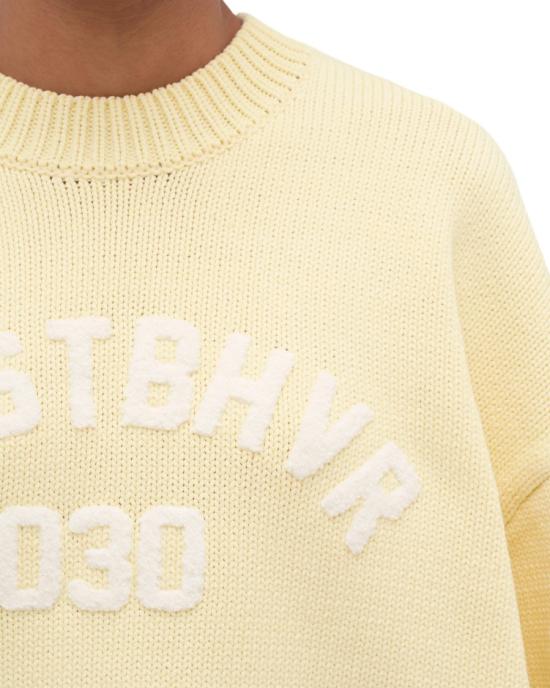  Wrstbhvr 긴팔 티셔츠 2000001803745 Yellow - WRSTBHVR