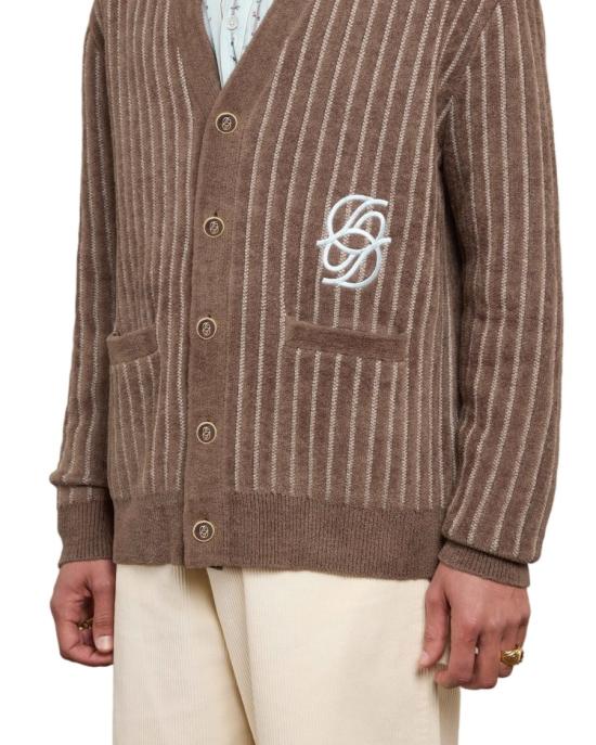 25FW 드롤드무슈 가디건 2000001799758 Brown - DROLE DE MONSIEUR