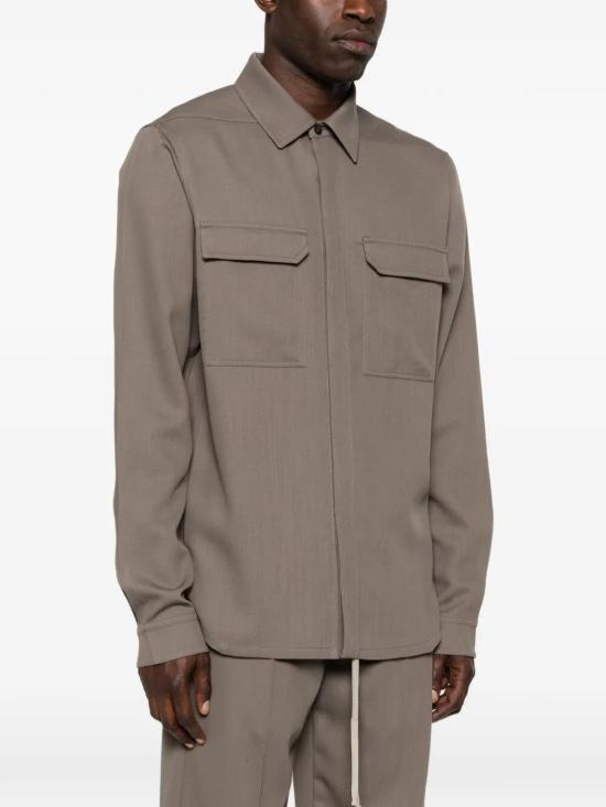 26SS 릭 오웬스 긴팔 셔츠 RU01F2291 WT 34 DUST - RICK OWENS