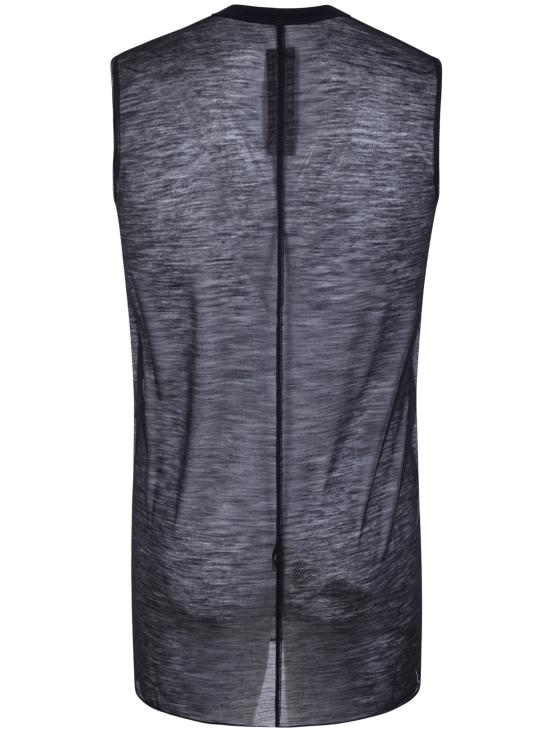 26SS 릭 오웬스 탑 RU01F2151 JWR 09 BLACK - RICK OWENS
