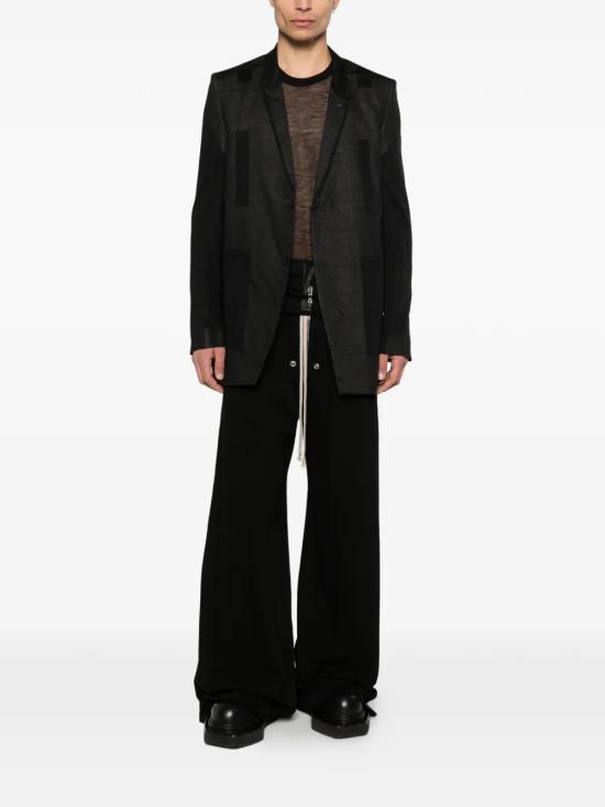 26SS 릭 오웬스 탑 RU01F2151 JWR 09 BLACK - RICK OWENS