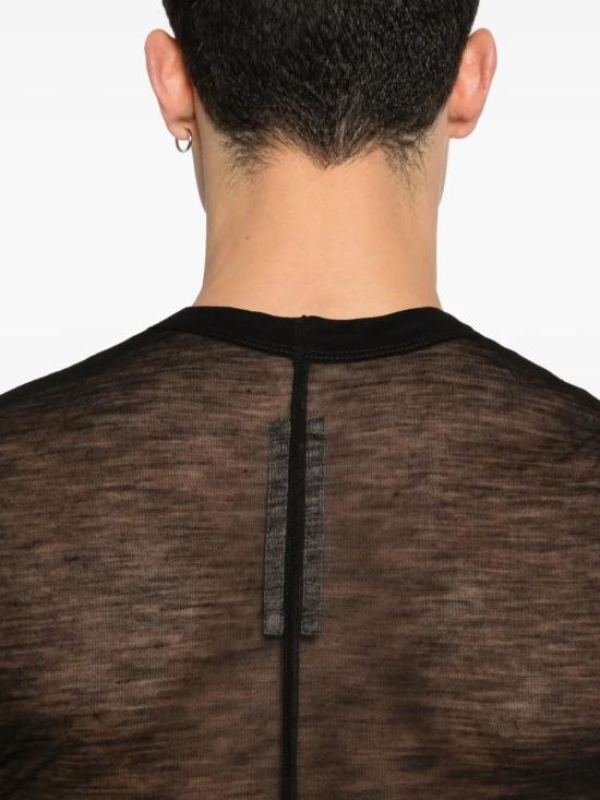 26SS 릭 오웬스 탑 RU01F2151 JWR 09 BLACK - RICK OWENS