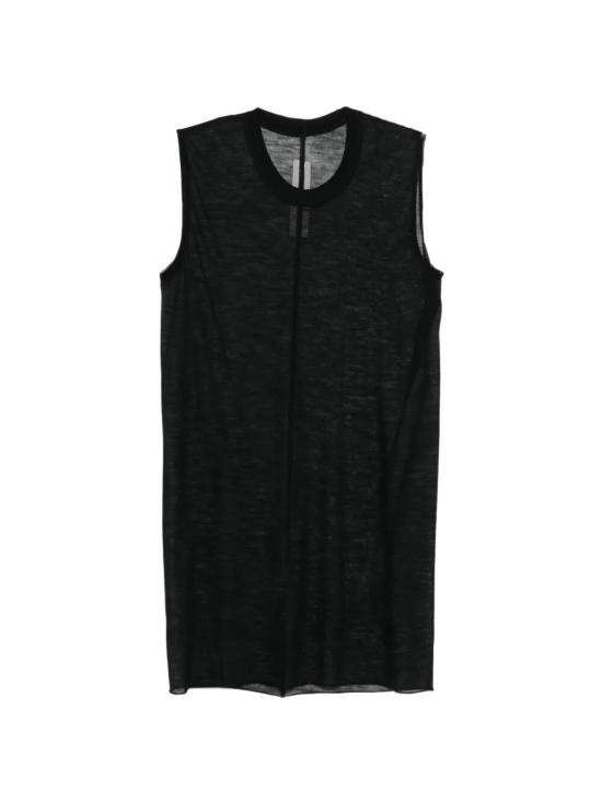 26SS 릭 오웬스 탑 RU01F2151 JWR 09 BLACK - RICK OWENS