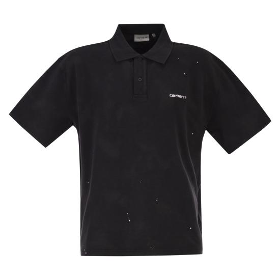 26FW 칼하트 폴로 티셔츠 I036856 BLACK