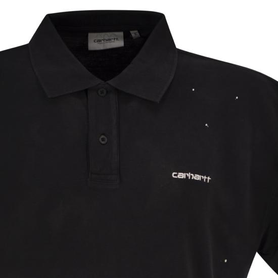 26FW 칼하트 폴로 티셔츠 I036856 BLACK - CARHARTT
