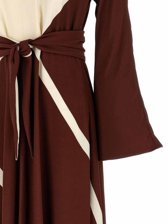 26SS 알베르타 페레티 롱 원피스 047101511074 Dark Red - ALBERTA FERRETTI