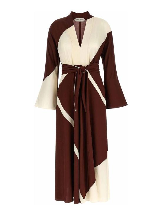 26SS 알베르타 페레티 롱 원피스 047101511074 Dark Red