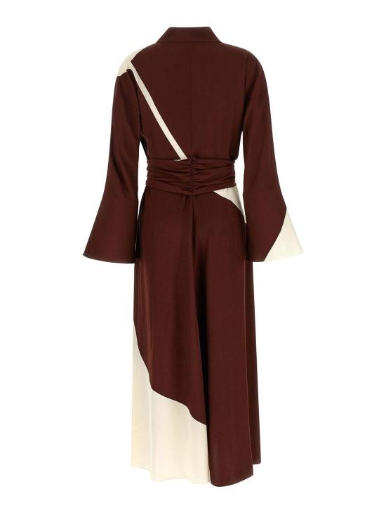 26SS 알베르타 페레티 롱 원피스 047101511074 Dark Red - ALBERTA FERRETTI