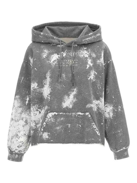 26SS MM6 메종마르지엘라 후드 티셔츠 S62GU0146S25337853M Grey