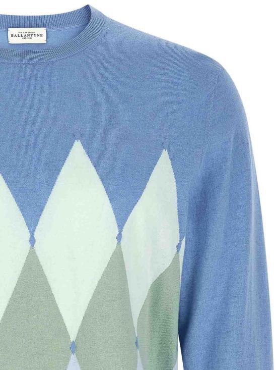 26SS 발렌타인 스웨터 B2P00014CA893011 Light Blue - BALLANTYNE