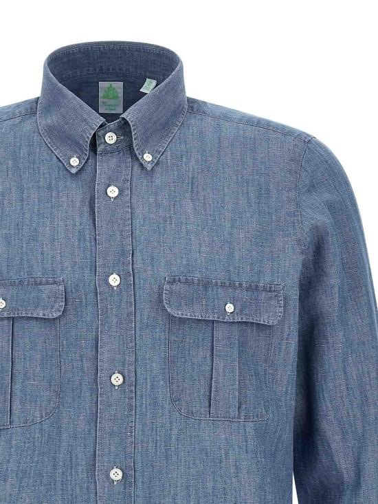26SS 피나모레 데님 셔츠 C0724D04 Blue - FINAMORE