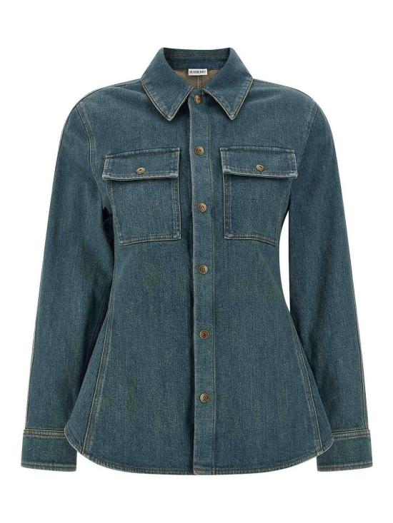 26SS 버버리 데님 셔츠 8118497 Blue