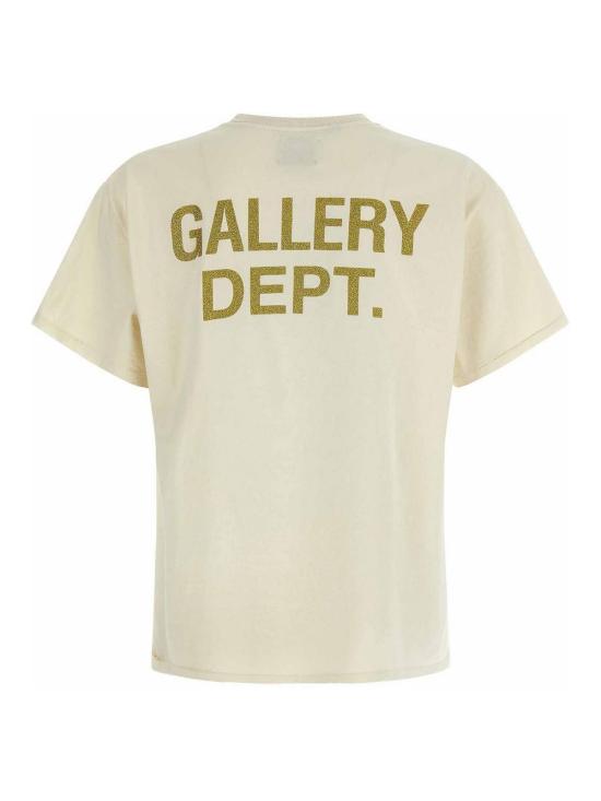 26SS 갤러리 디파트먼트 반팔 티셔츠 TOP008LIGHTARCHIVALWHITE Beige - GALLERY DEPT