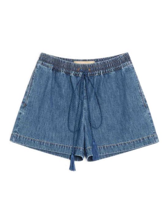 26SS 발렌티노 가라바니 데님 숏팬츠 8B3DD5509YA558 Medium Wash