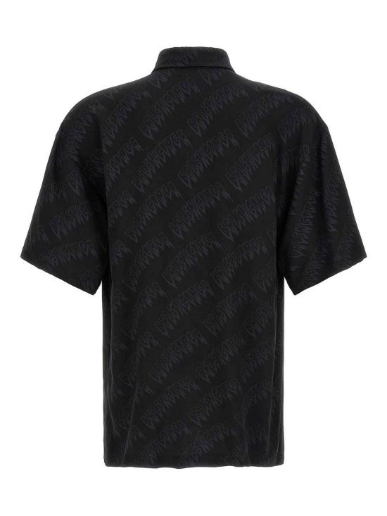 26SS 발렌시아가 반팔 셔츠 871407TUL021069 Black - BALENCIAGA