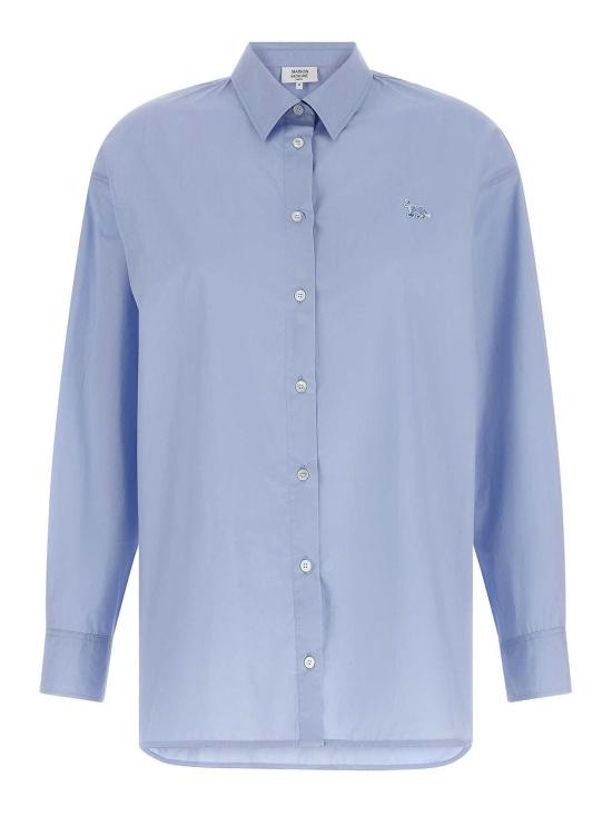 26SS 메종키츠네 셔츠 QW00414WC50890434 Light Blue