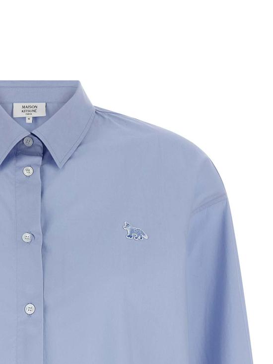 26SS 메종키츠네 셔츠 QW00414WC50890434 Light Blue - MAISON KITSUNE