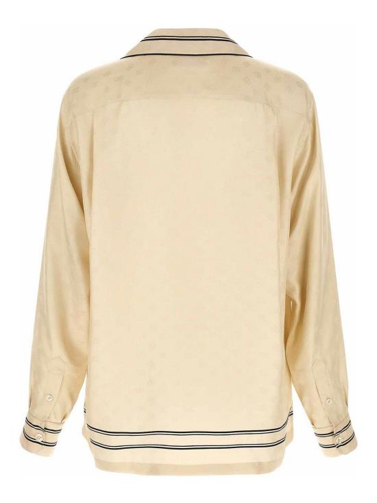 26SS 돌체앤가바나 긴팔 셔츠 G5IF1THI11SHA5WH Beige - DOLCE & GABBANA