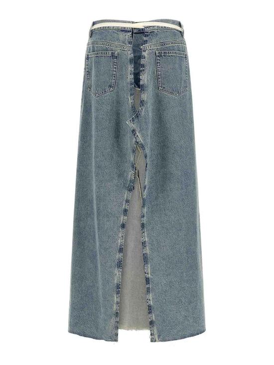 26SS 마르지엘라 데님 스커트 S29MI0010M30066962 Light Blue - MAISON MARGIELA