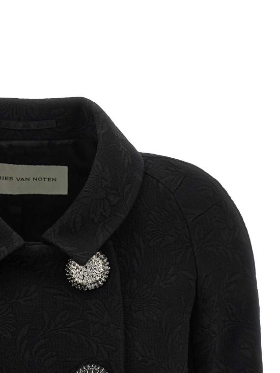 26SS 드리스 반 노튼 수트 자켓 26101054132659E15 Black - DRIES VAN NOTEN