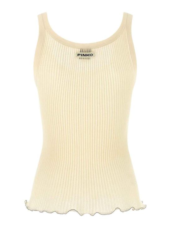 26SS 핑코 민소매 티셔츠 106323A343C14 Beige - PINKO