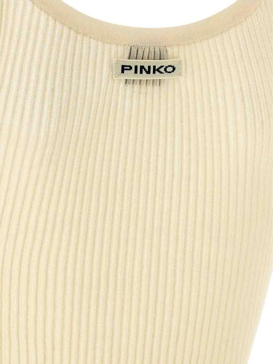 26SS 핑코 민소매 티셔츠 106323A343C14 Beige - PINKO