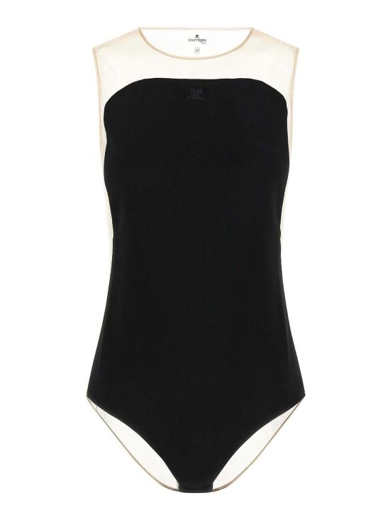 26SS 쿠레쥬 바디수트 티셔츠 226CBD183PL01599999 Black