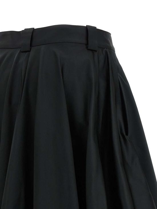 26SS 발렌시아가 미디 스커트 872539TJO611000 Black - BALENCIAGA