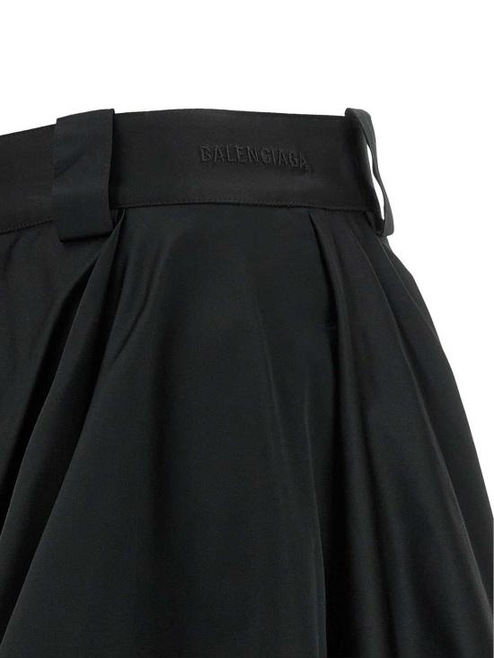 26SS 발렌시아가 미디 스커트 872539TJO611000 Black - BALENCIAGA