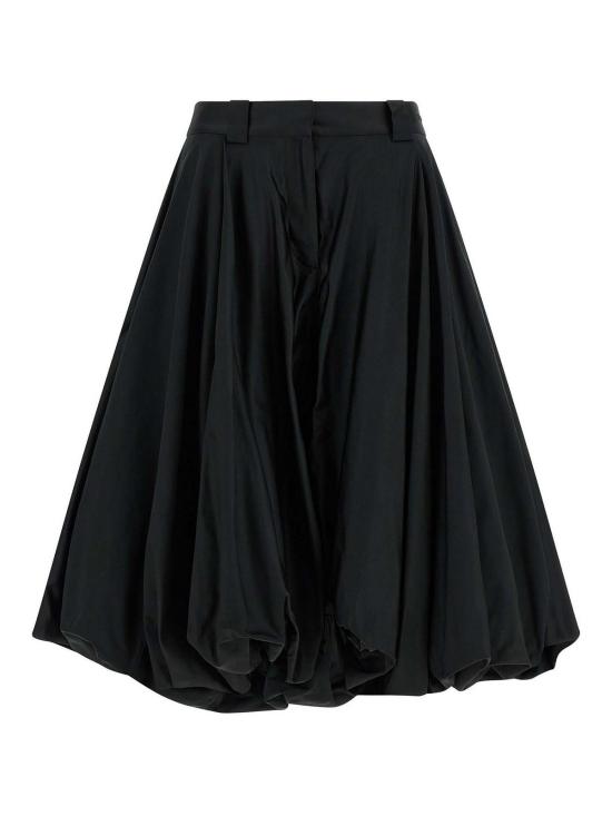 26SS 발렌시아가 미디 스커트 872539TJO611000 Black