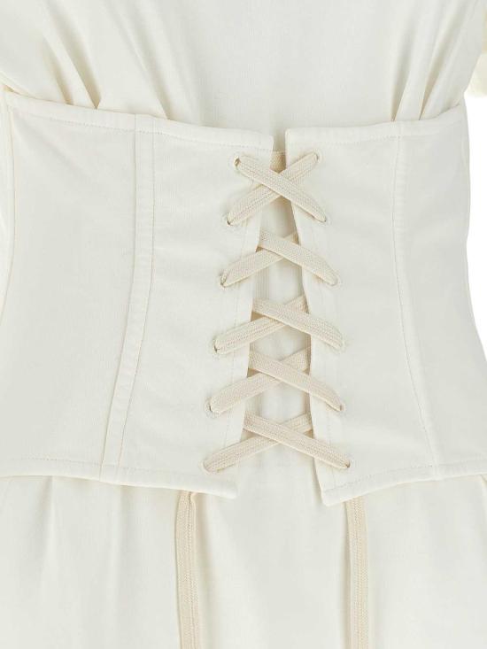 26SS 알렉산더 맥퀸 반팔 티셔츠 863552QLAEZ9007 White - ALEXANDER MCQUEEN