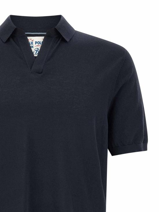 26SS 세인트바쓰 폴로 티셔츠 SLOANCOTTON61BLUENAVY Blue - MC2 SAINT BARTH