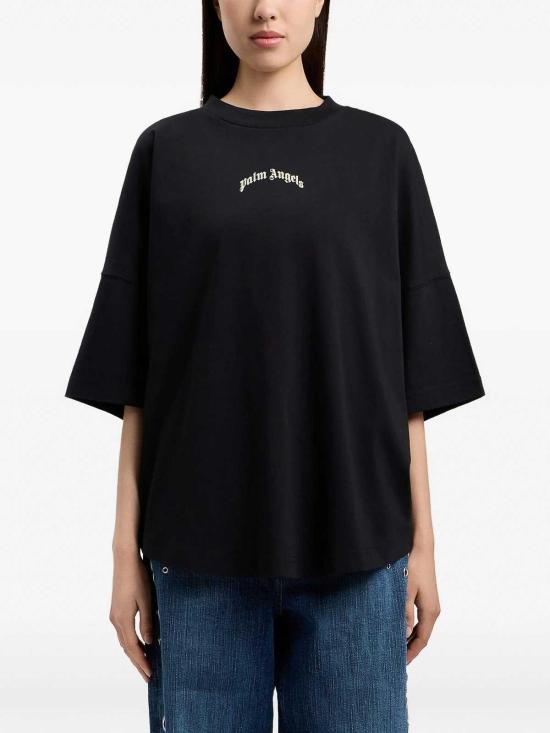 26SS 팜앤젤스 반팔 티셔츠 PWAA07CS26JER002100A Black - PALM ANGELS