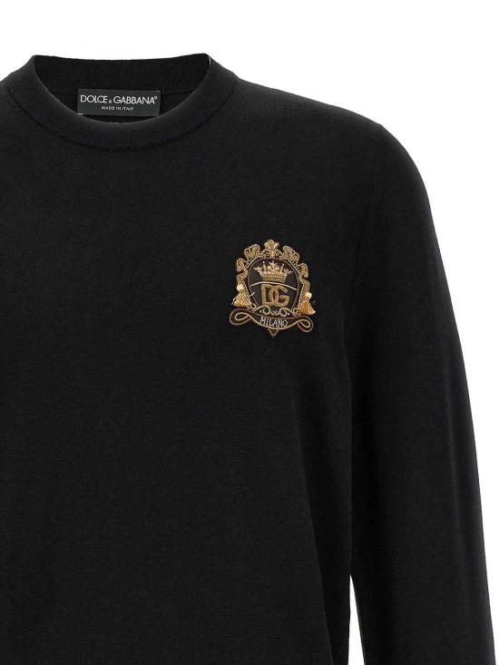 26SS 돌체앤가바나 스웨터 GXX02ZJDVG8N0000 Black - DOLCE & GABBANA