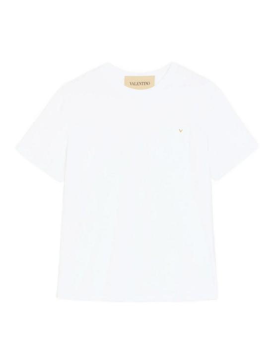 26SS 발렌티노 가라바니 반팔 티셔츠 8V0MG10VBGR0BO White