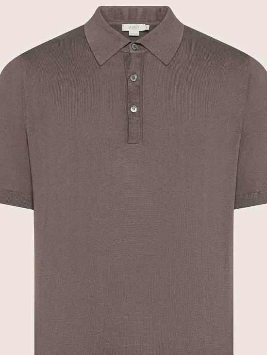 26SS 세븐티 폴로 티셔츠 MT4083920241064 Taupe - SEVENTY